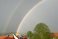Farbintensive Regenbögen