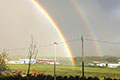 Farbintensive Regenbögen