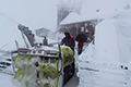 Viel Neuschnee auf der Zugspitze